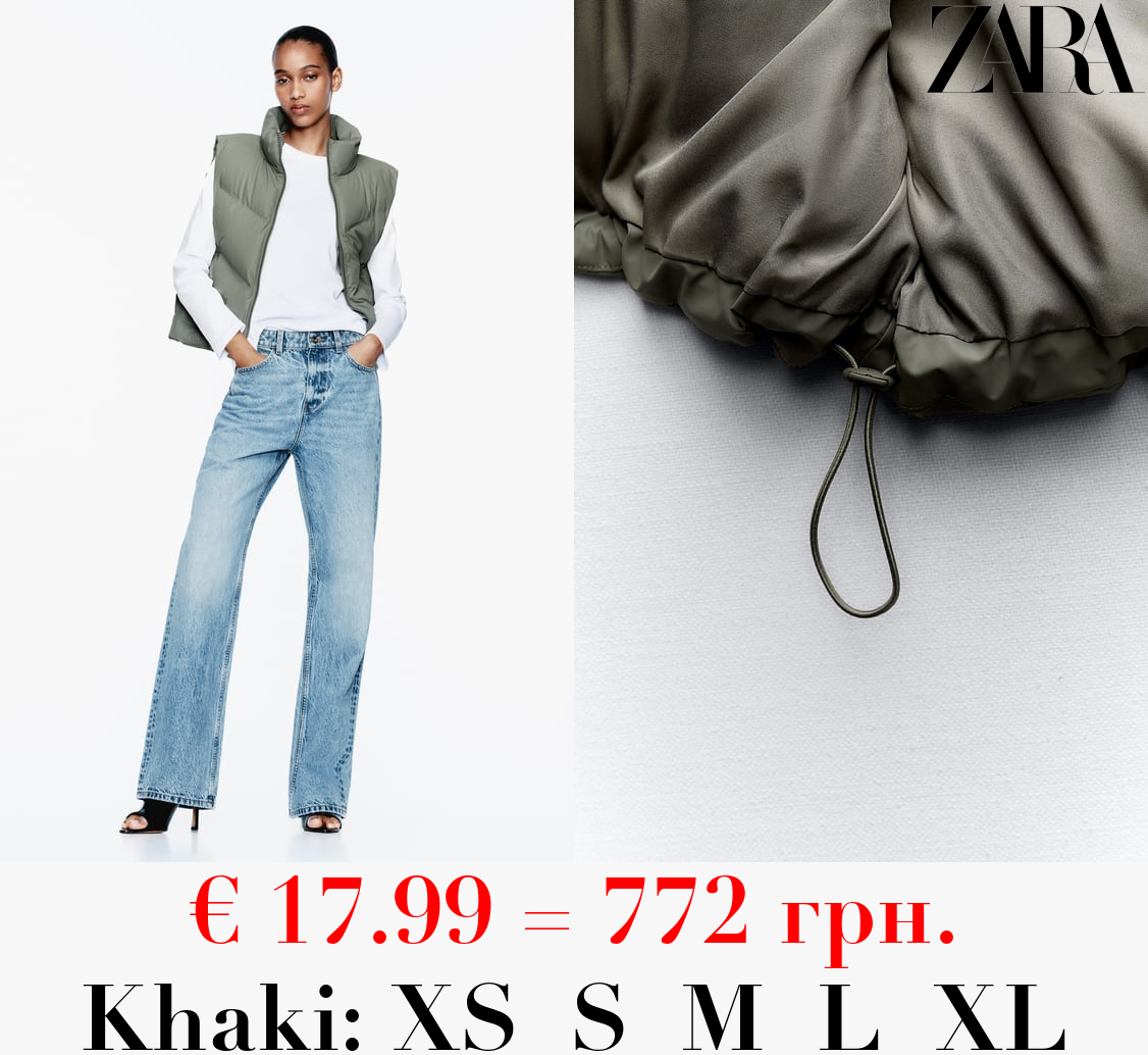 RUBBERISED SHORT GILET