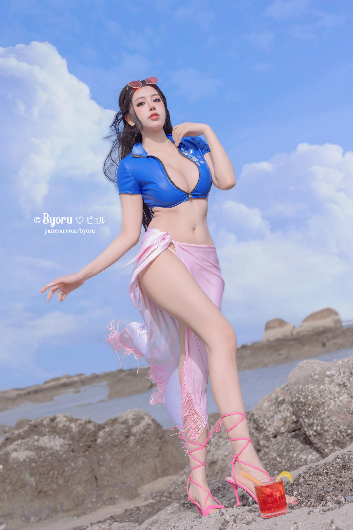 Cosplay 萝莉Byoru Nico Robin ニコ・ロビン 13