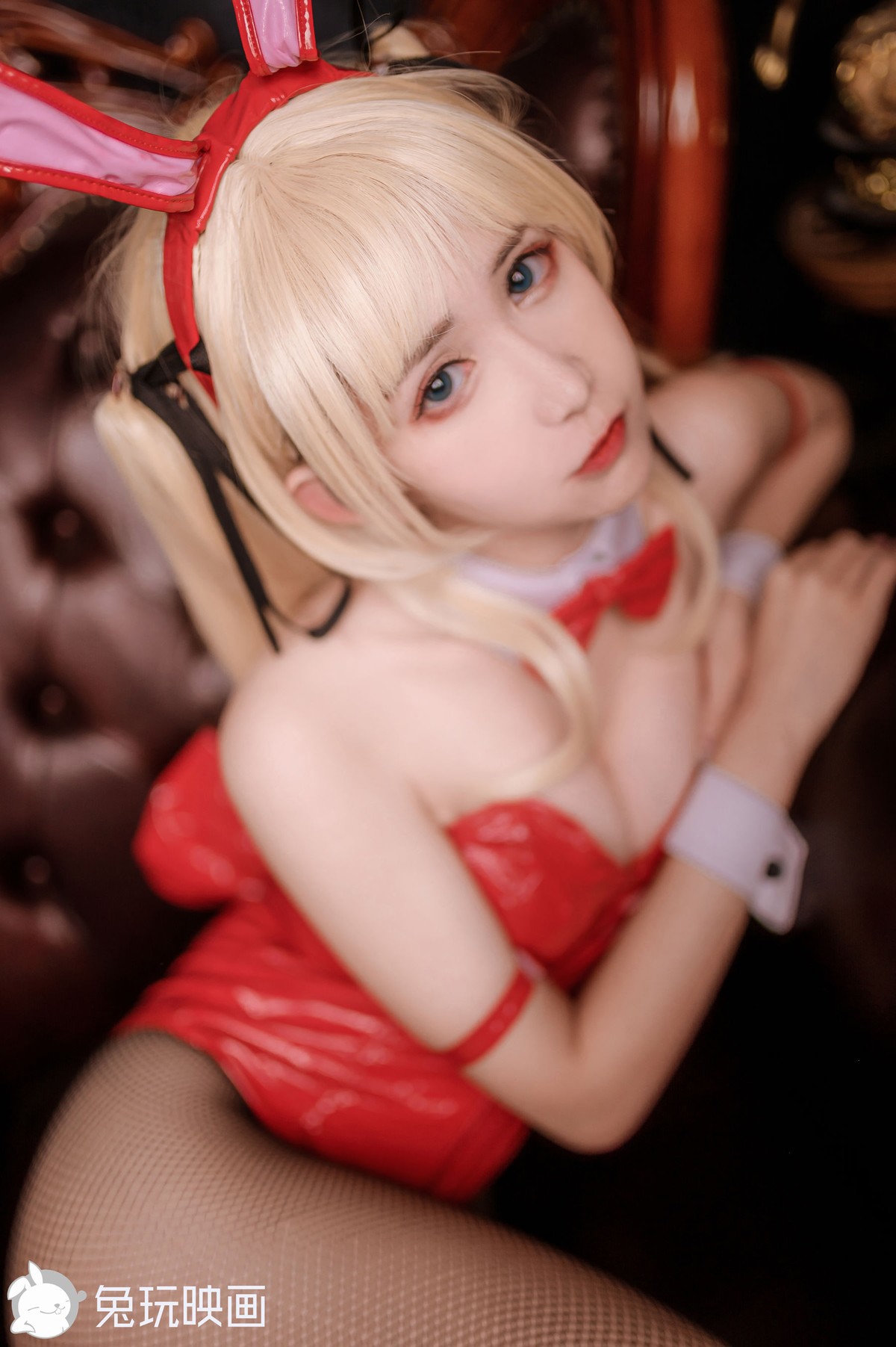 兔玩映画 Cosplay 兔女郎 红黑 1