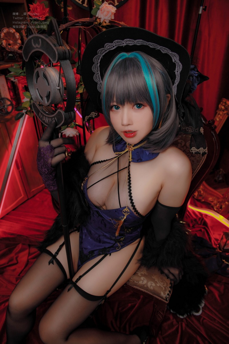 Nyako喵子 - 柴郡旗袍 [48P] 15