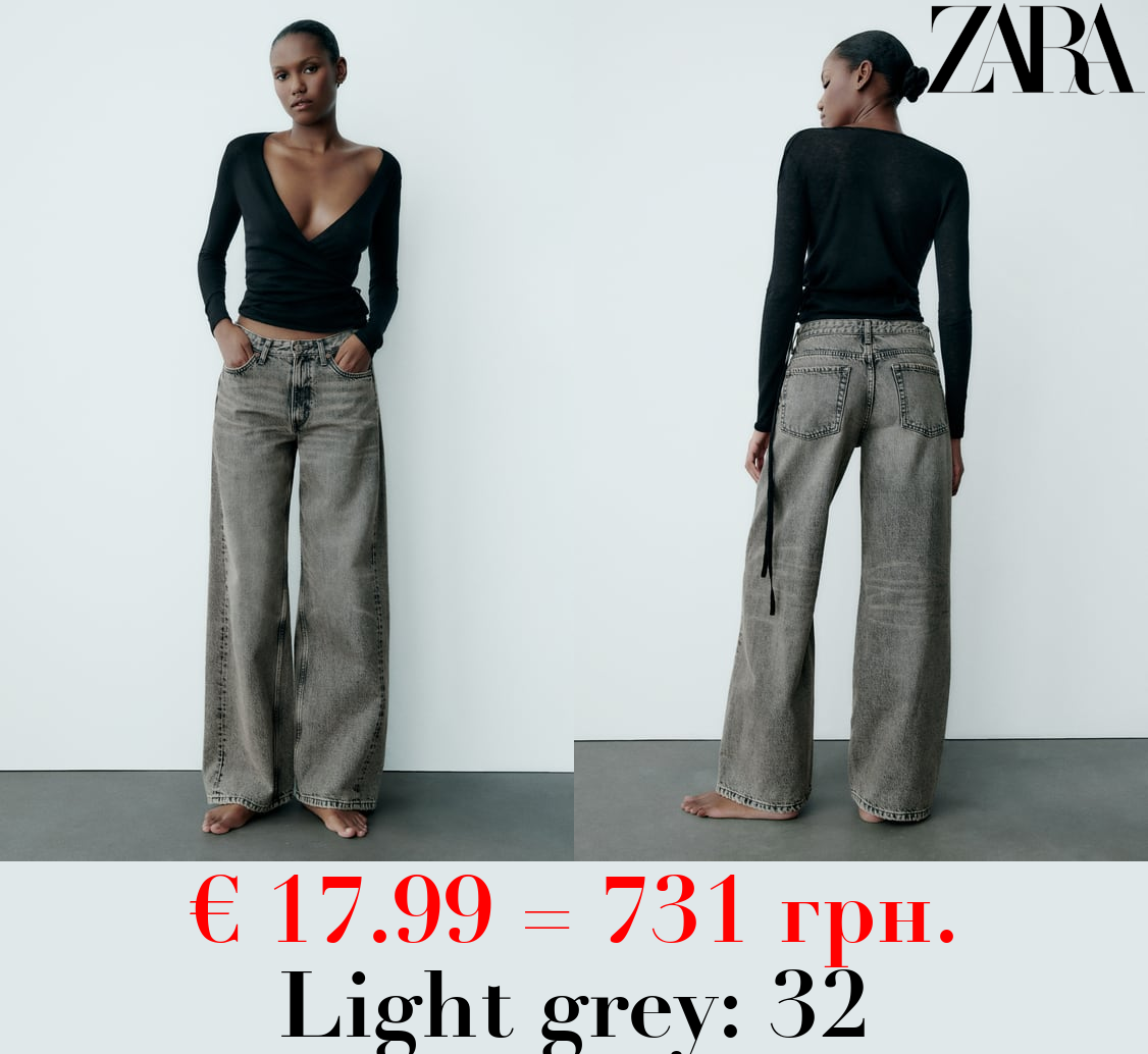 TRF WIDE-LEG MID-RISE FULL LENGTH JEANS