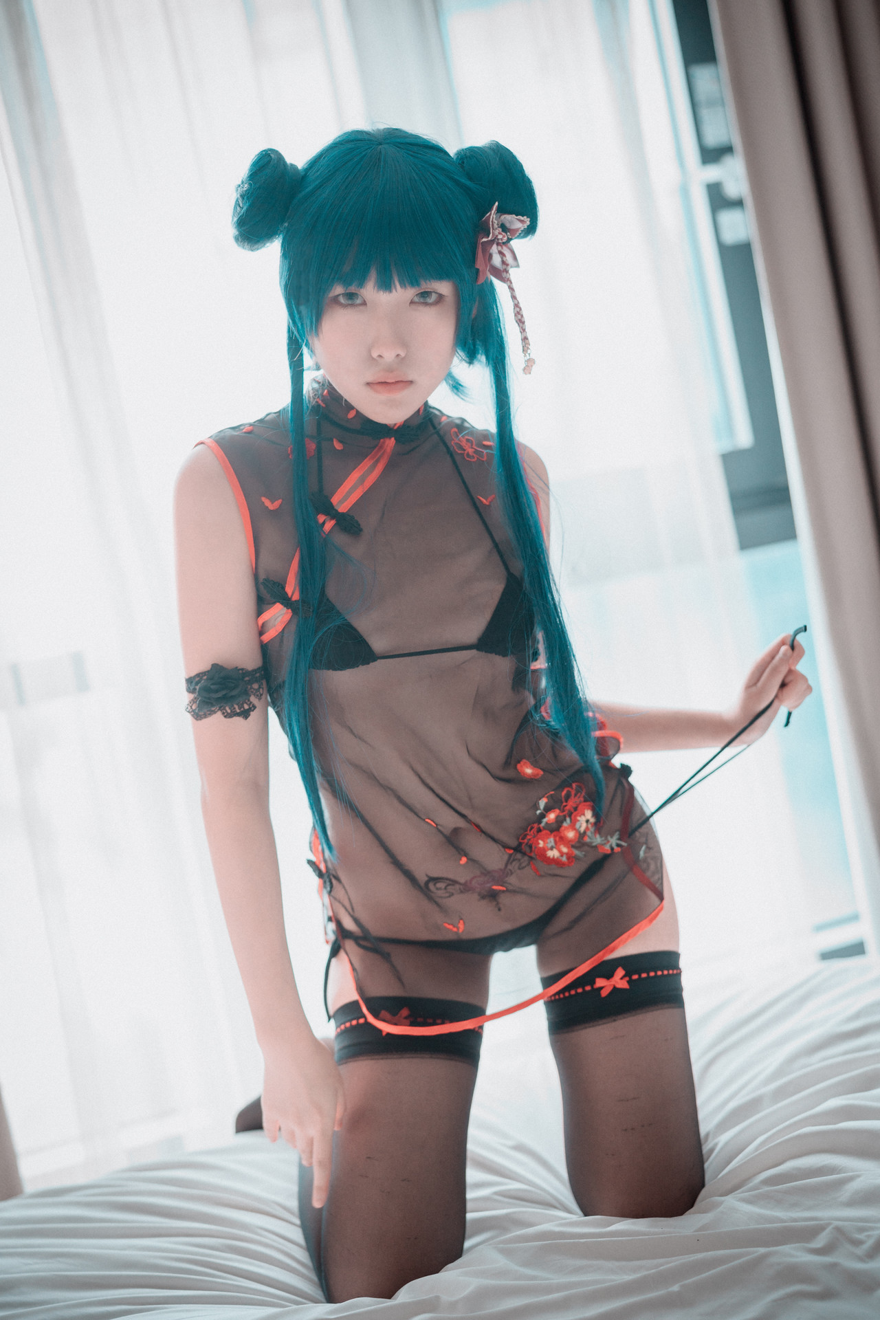 Sonson 손손, [DJAWA] Sheer Qipao Girl 35