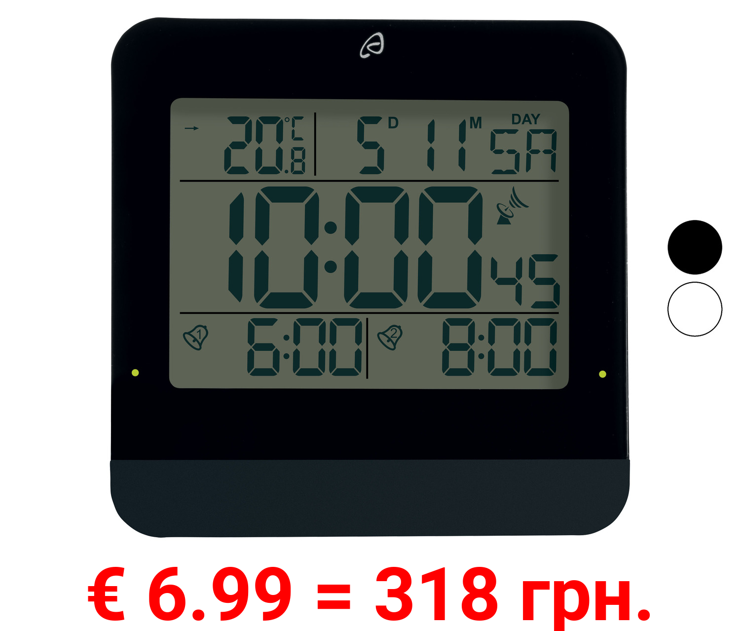 AURIOL® »4-LD6403-1« Digitaler Funkwecker LCD