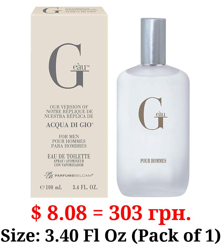 PB ParfumsBelcam G Eau, Our Version of Acqua Di Gio, Eau de Toilette Spray, 3.4 Fl Oz (F97090A)