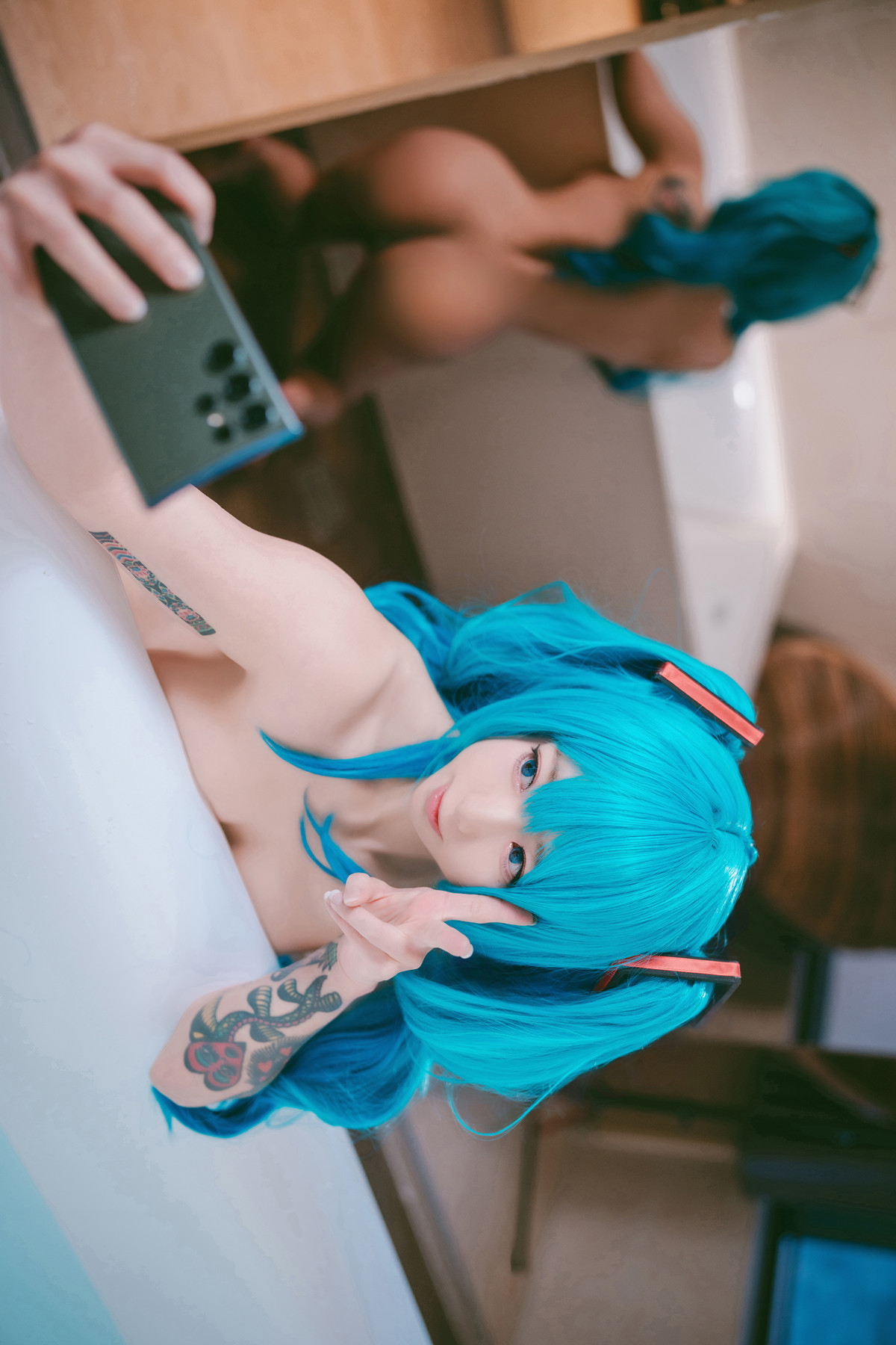 Cosplay Maruemon 마루에몽 Plug Me In Miku Set.01 60