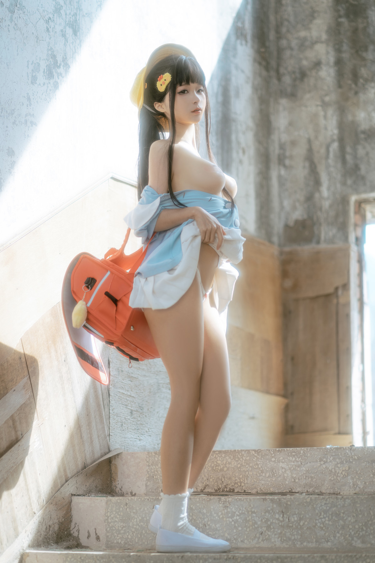 Cosplay 蠢沫沫 Chunmomo 小黄帽 绅士版 Set.01 25