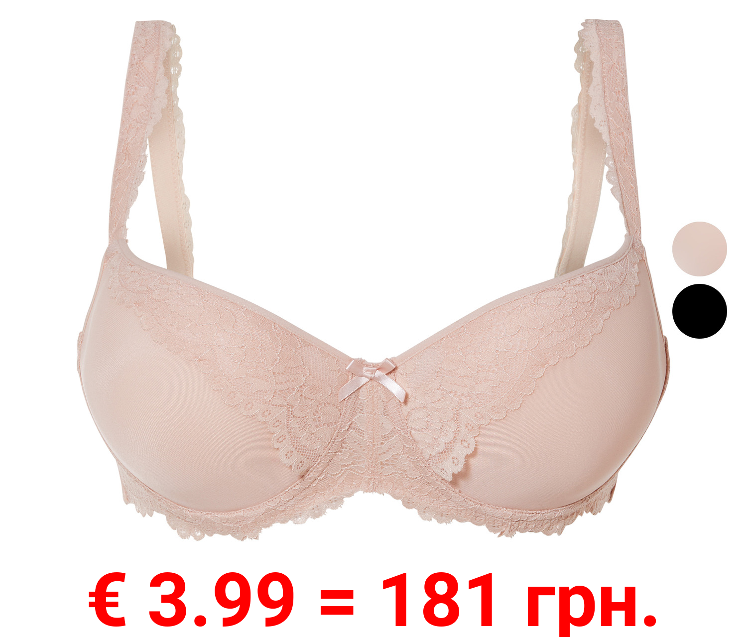 esmara® Damen Spacer-BH mit Spitze