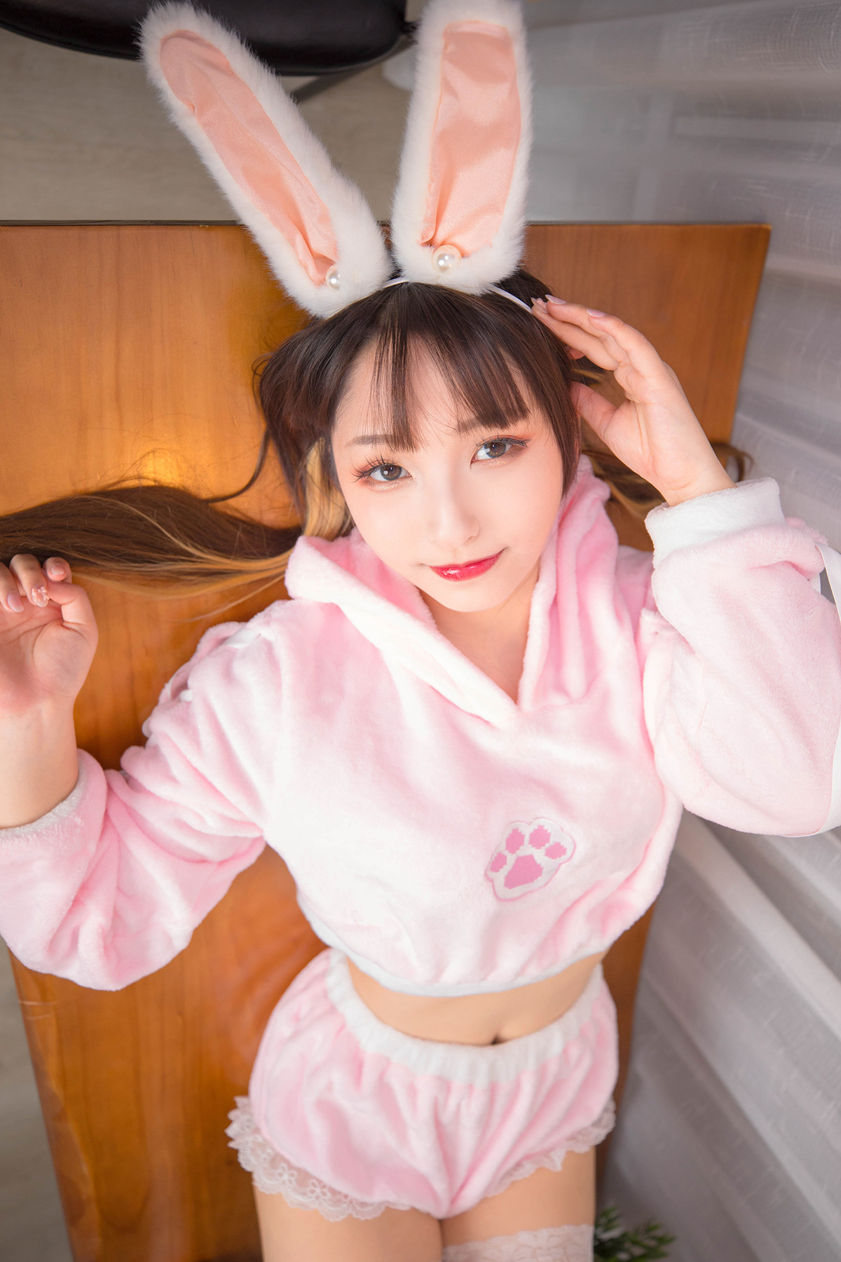 Cosplay 神楽坂真冬 绝对企画-兔子少女 《ウサギタイム》 Set.01 39