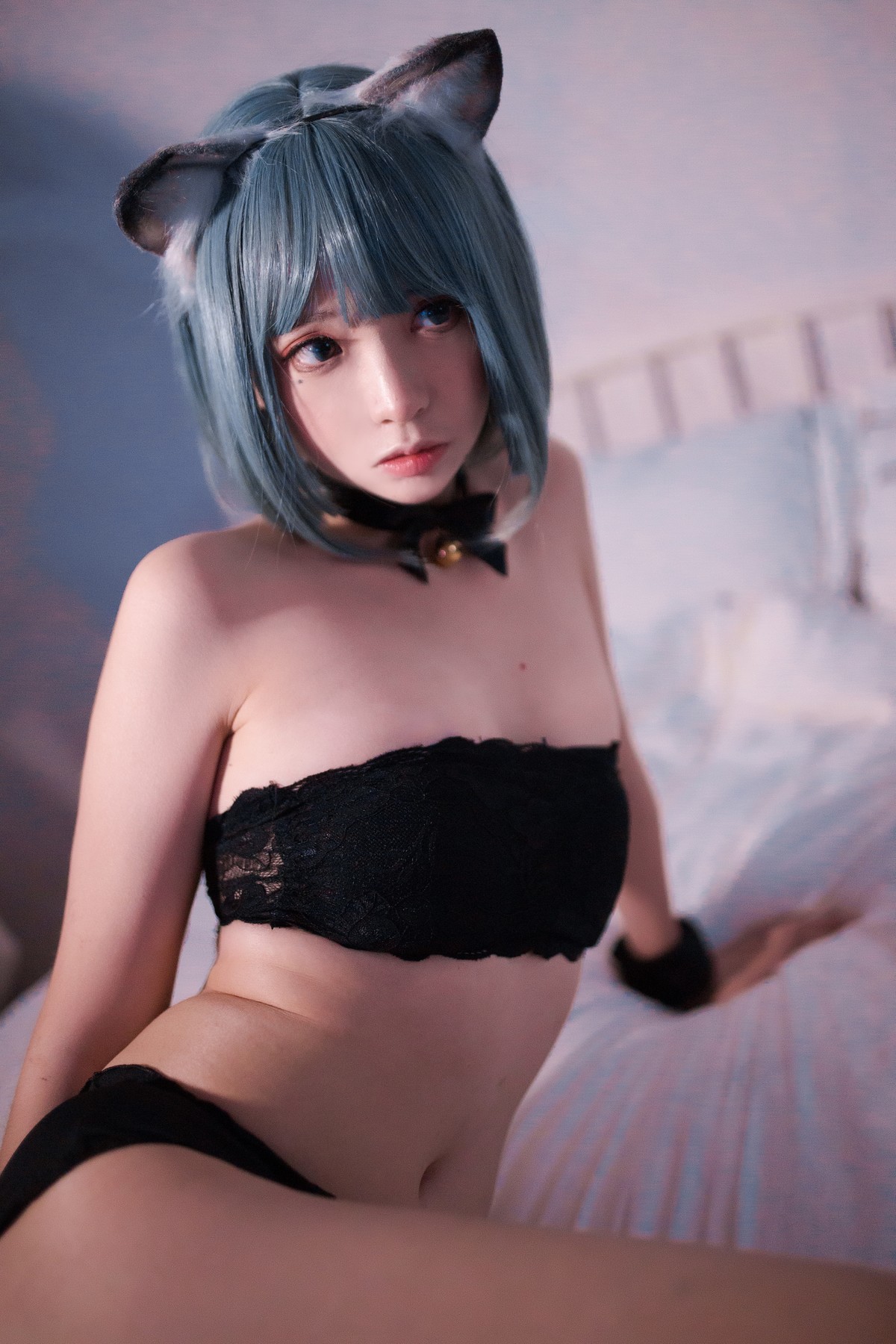 Cosplay 疯猫ss 黑猫二 11