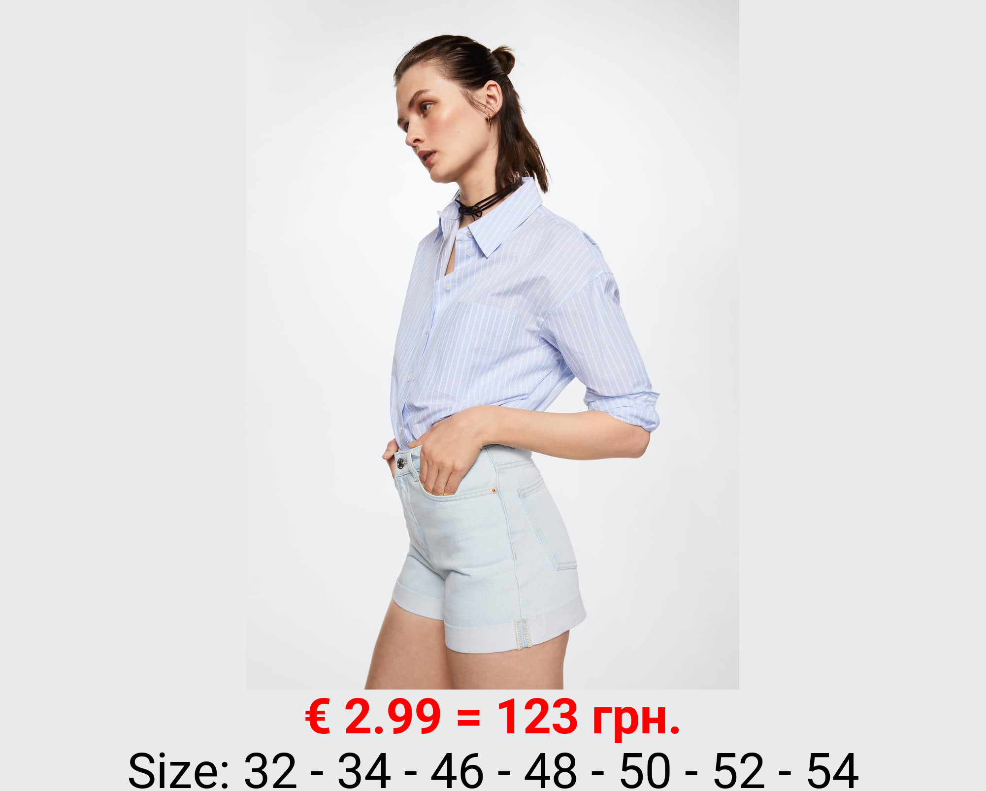 Short vaquero mom-fit