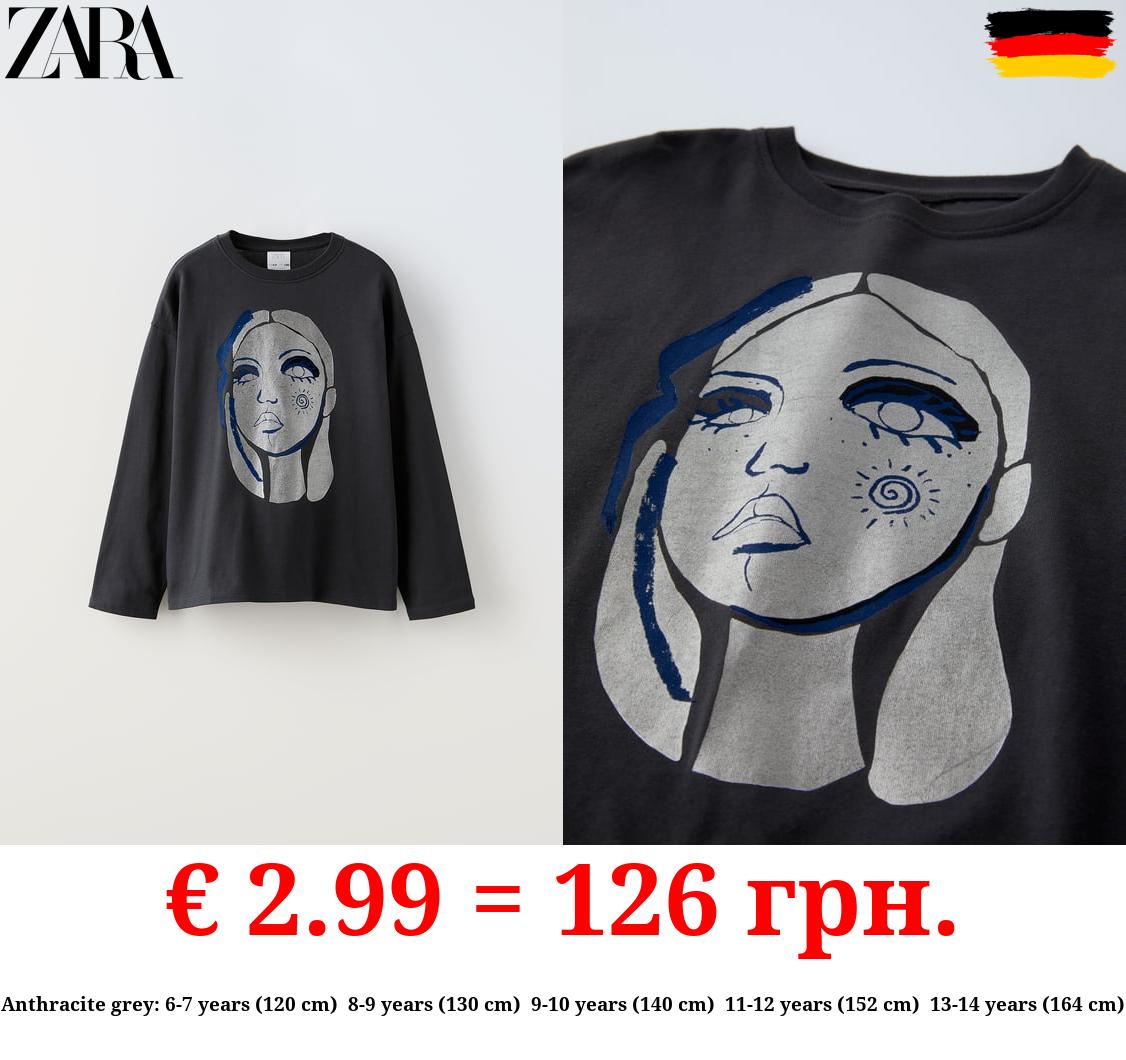 RHINESTONE FACE T-SHIRT