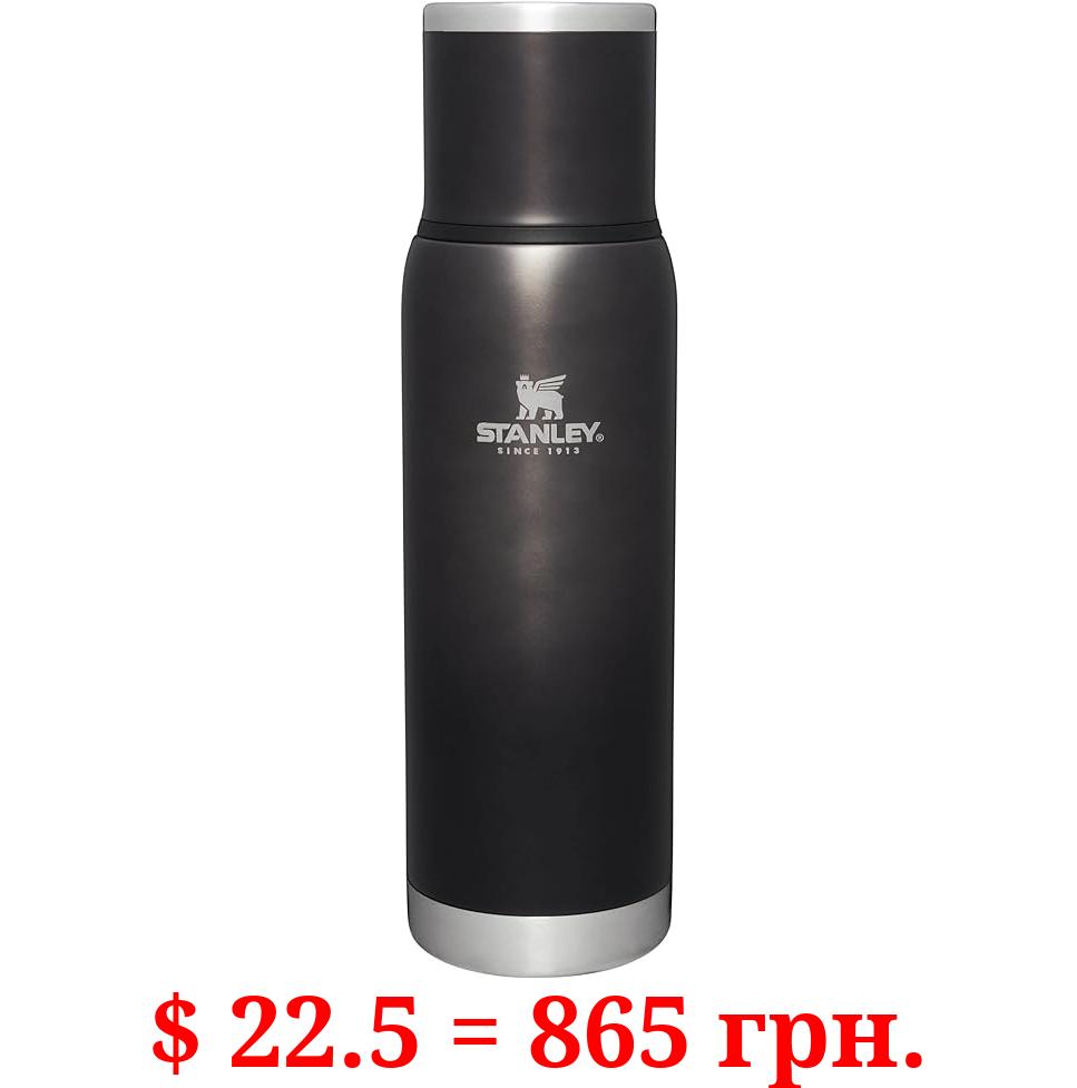 STANLEY Adventure To Go Insulated Travel Tumbler - 1.1QT - Leak-Resistant Stainless Steel Insulated Bottle with Insulated Cup Lid and Splash-Free Stopper