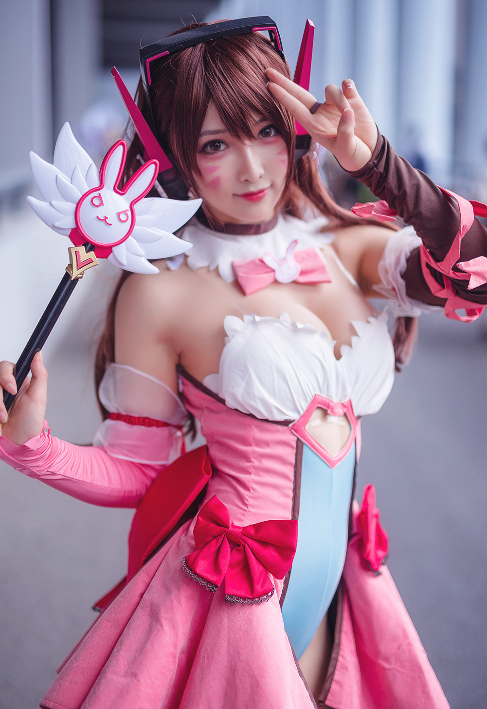 只是简言 Cosplay Magica D.Va 16