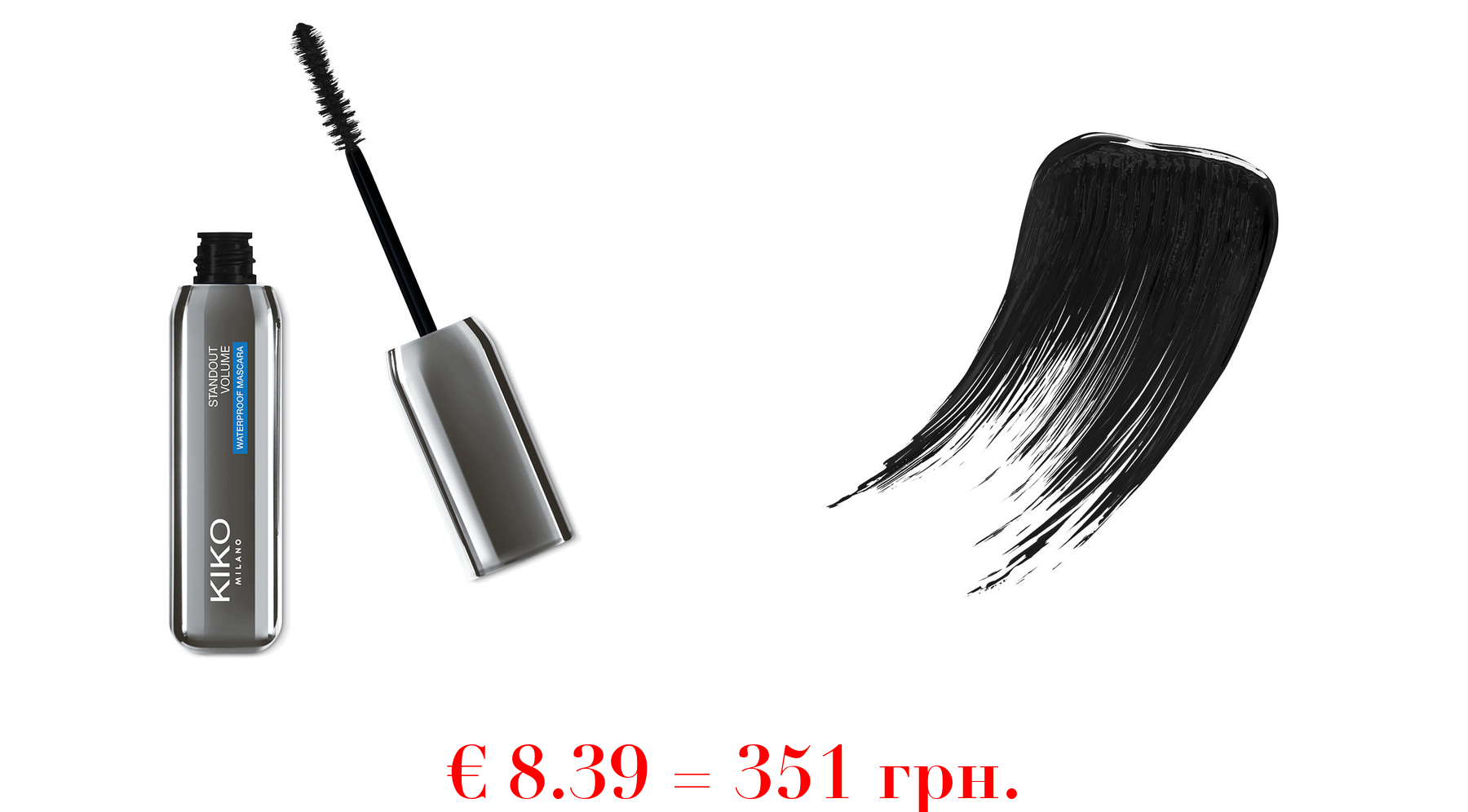 standout volume waterproof mascaraWasserfeste Volumen-Mascara für üppige, dichte Wimpern