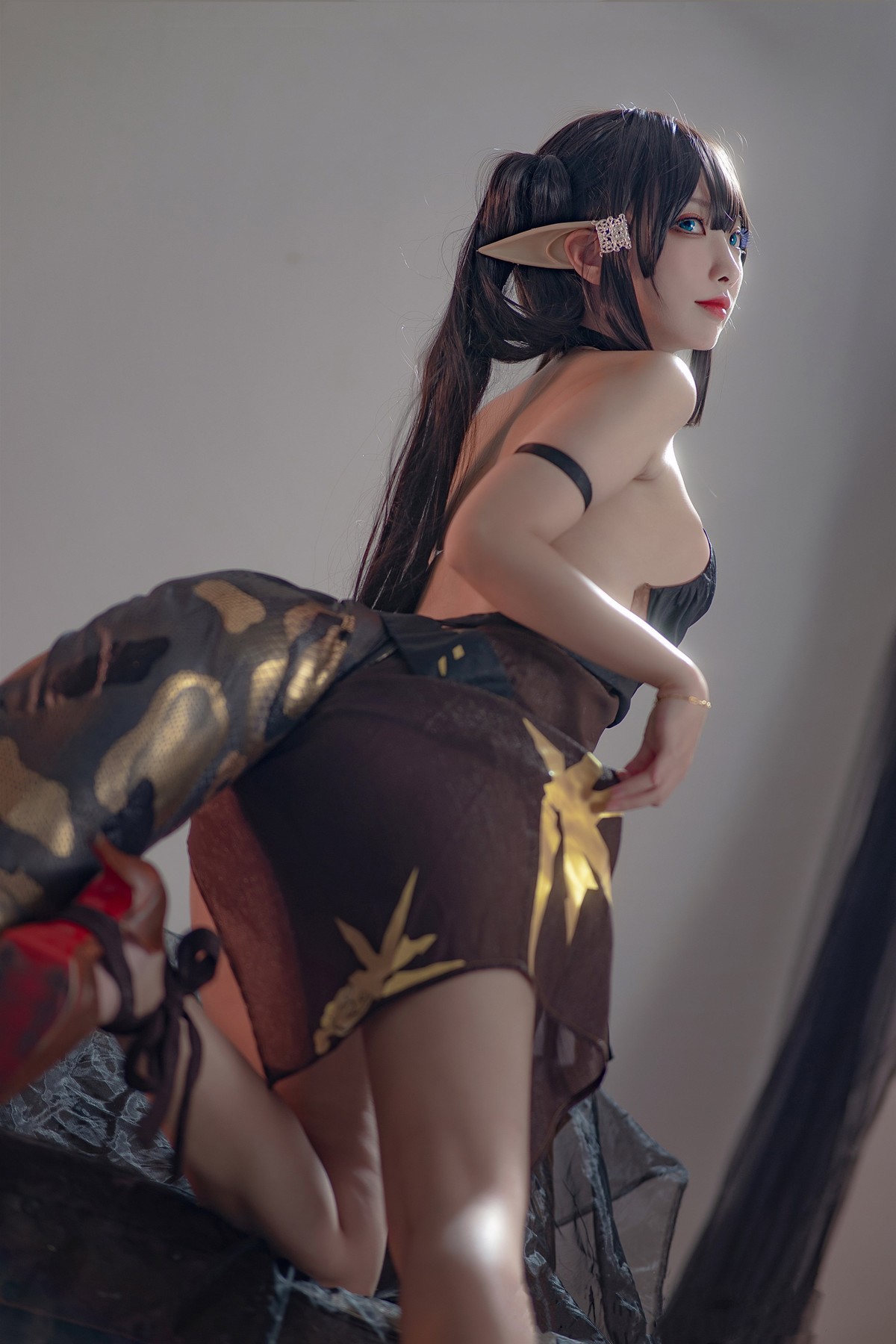 Cosplay 宫本桜 森蚺同人 1