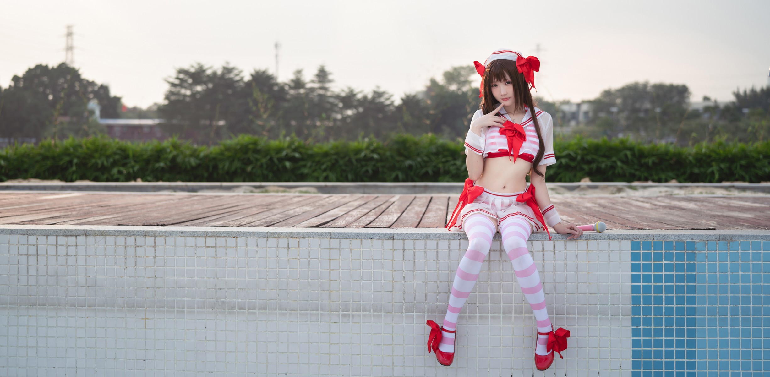 Cosplay 瓜希酱 岛村卯月 泳衣 22