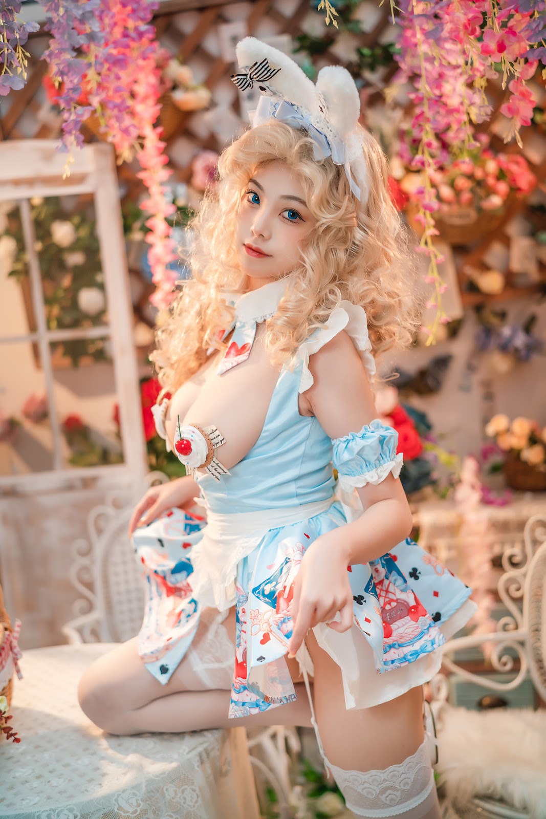 Cosplay 蜜汁猫裘 爱丽丝梦游仙境兔子先生 30