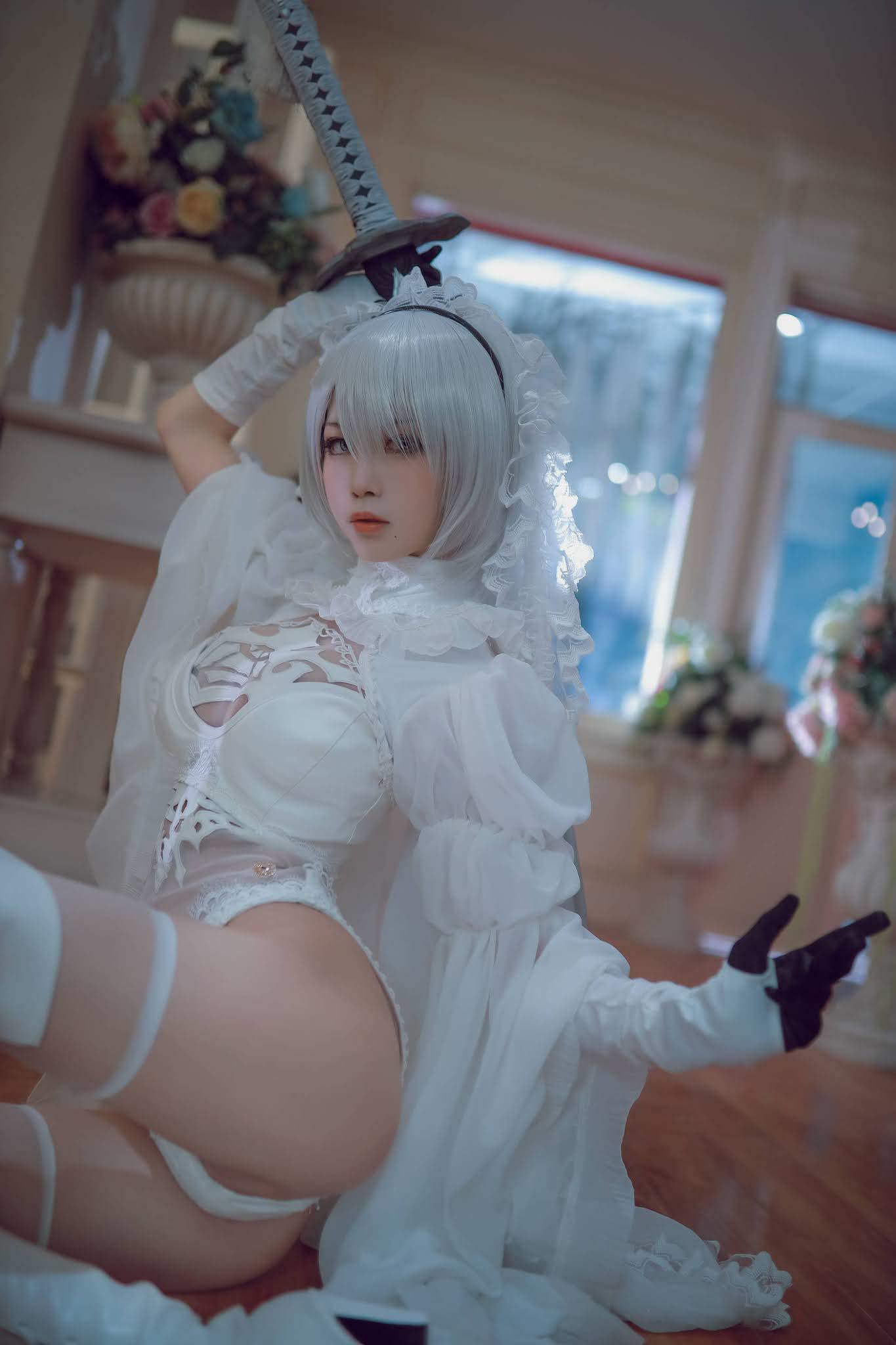 [水淼Aqua] 2B White Version NieR_Automata ニーア オートマタ 3