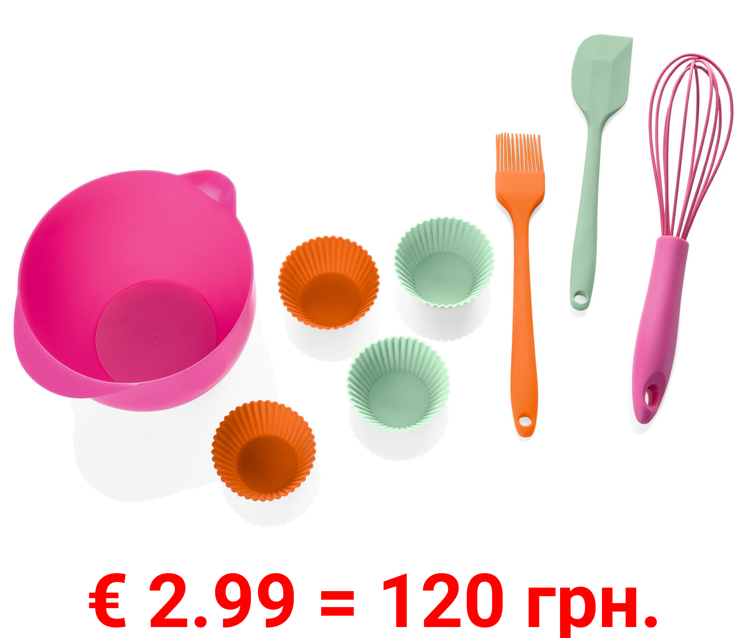 ERNESTO® Kinder Nudelholz mit Backmatte / Backset