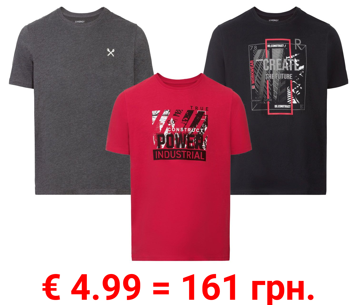 LIVERGY® Herren T-Shirt