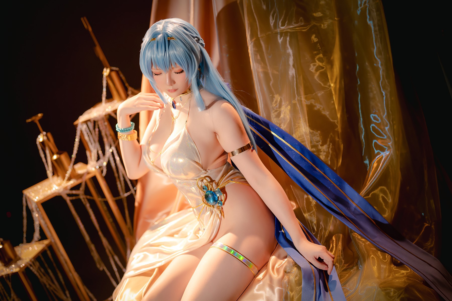 Cosplay 星之迟迟Hoshilily Nikke-海伦 53