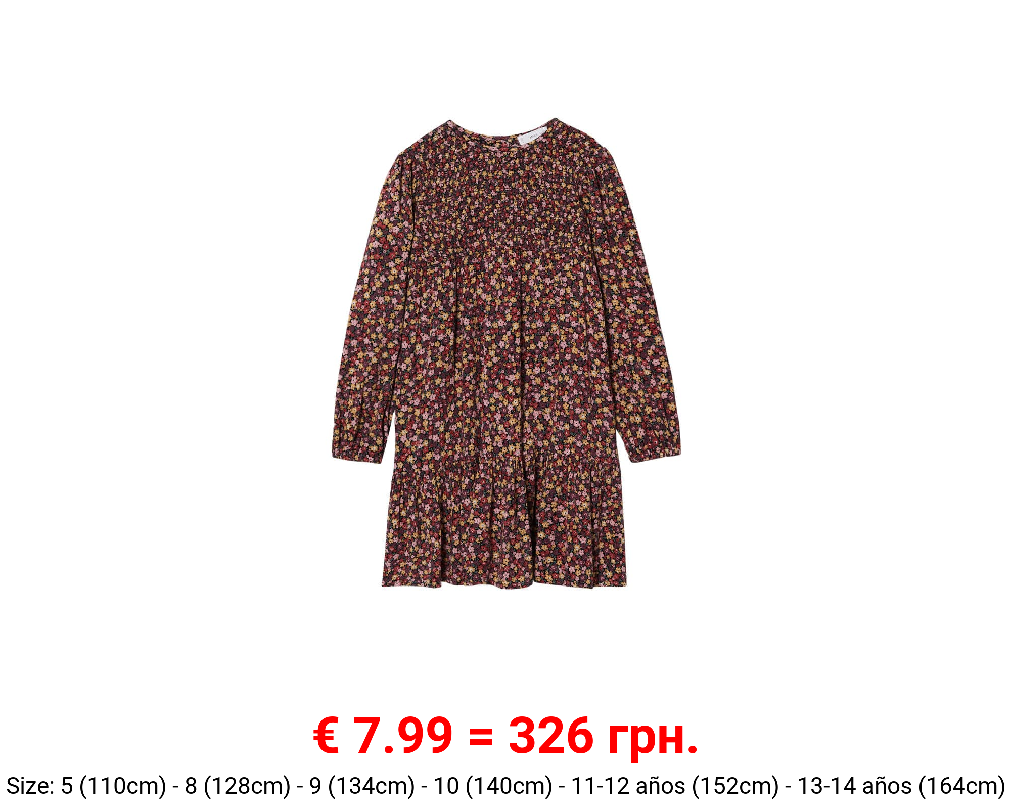 Vestido estampado floral