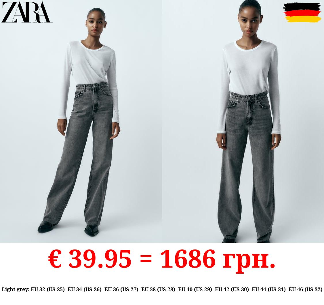 TRF HIGH-RISE WIDE-LEG JEANS