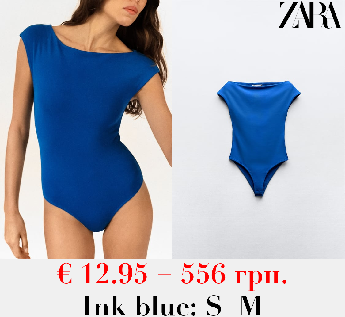 COTTON BOATNECK BODYSUIT