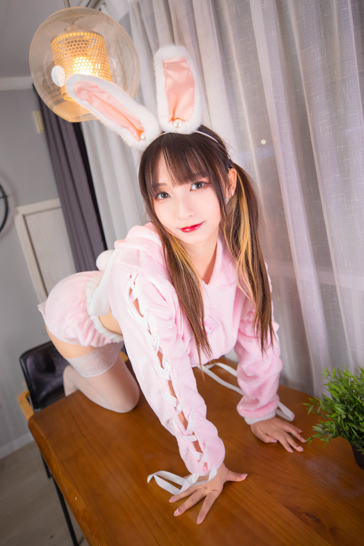 Cosplay 神楽坂真冬 绝对企画-兔子少女 《ウサギタイム》 Set.01 25