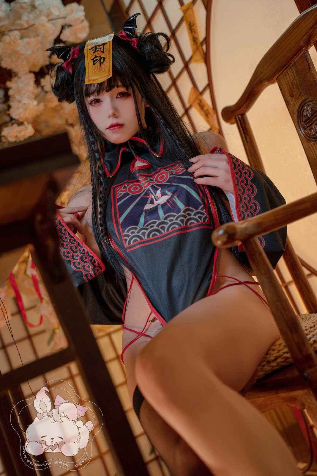 Cosplay 黏黏团子兔 僵尸蹲蹲 13