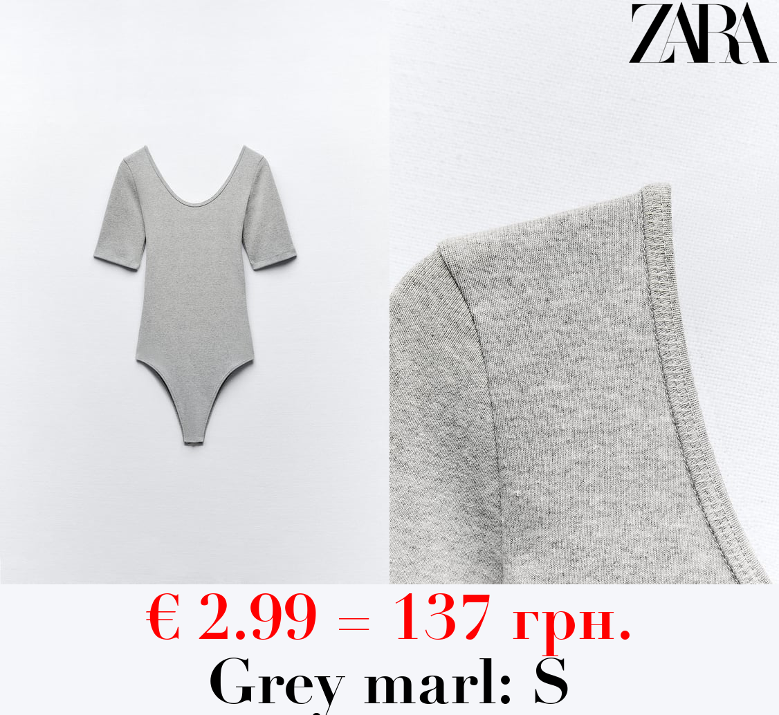 SHORT SLEEVED BODYSUIT