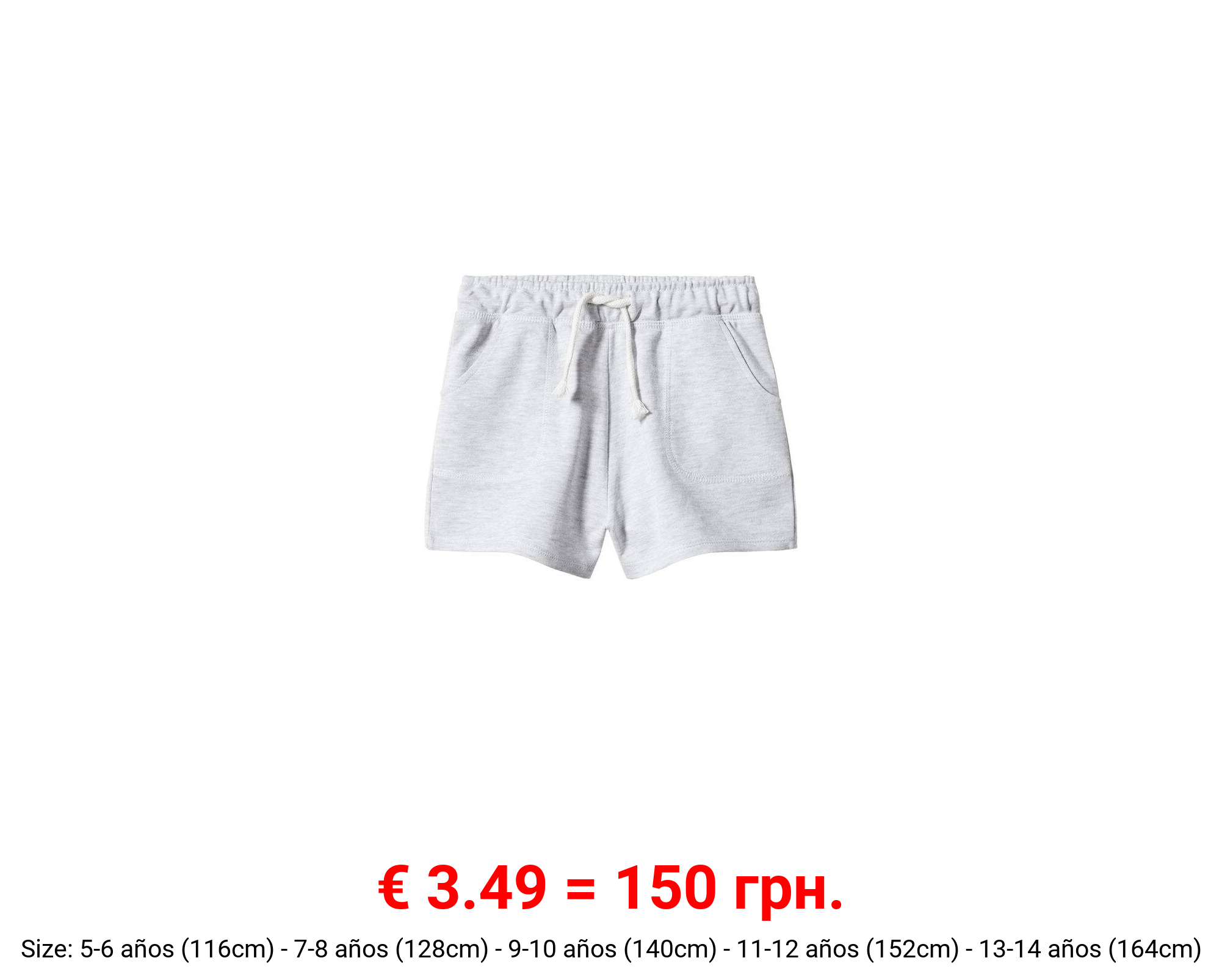 Short jogger algodón