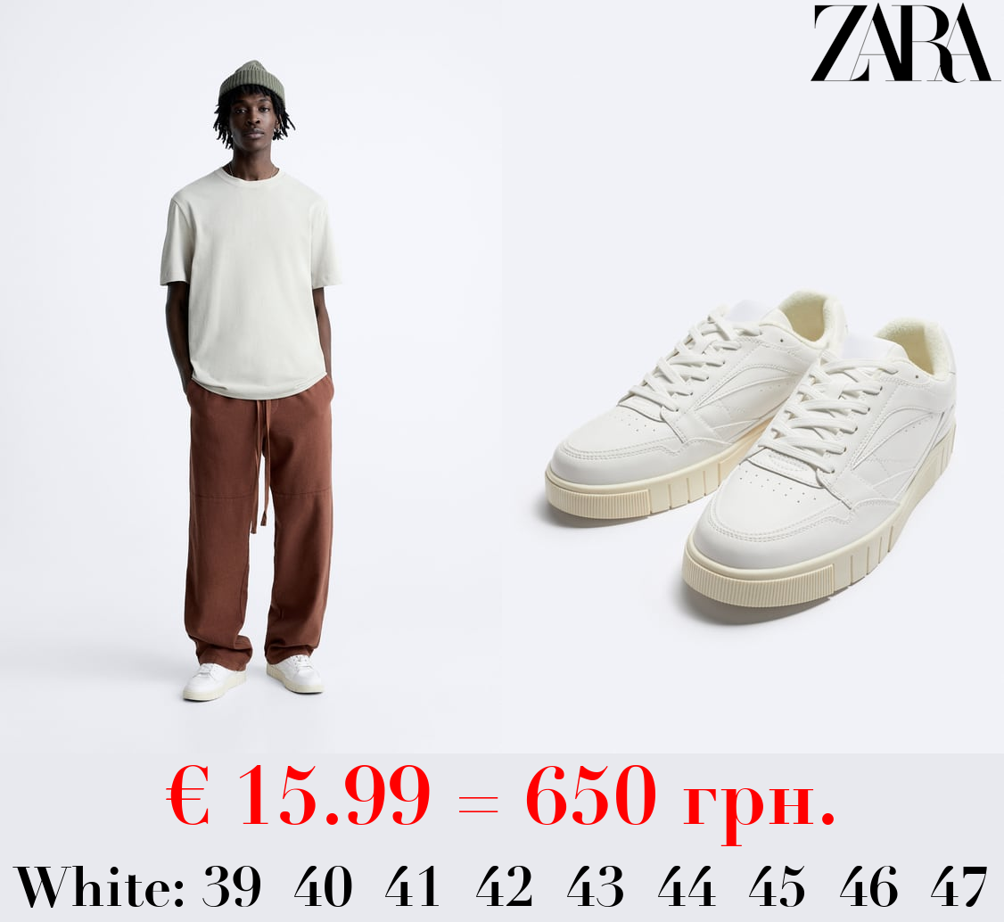 SNEAKERS WITH TOPSTITCHING