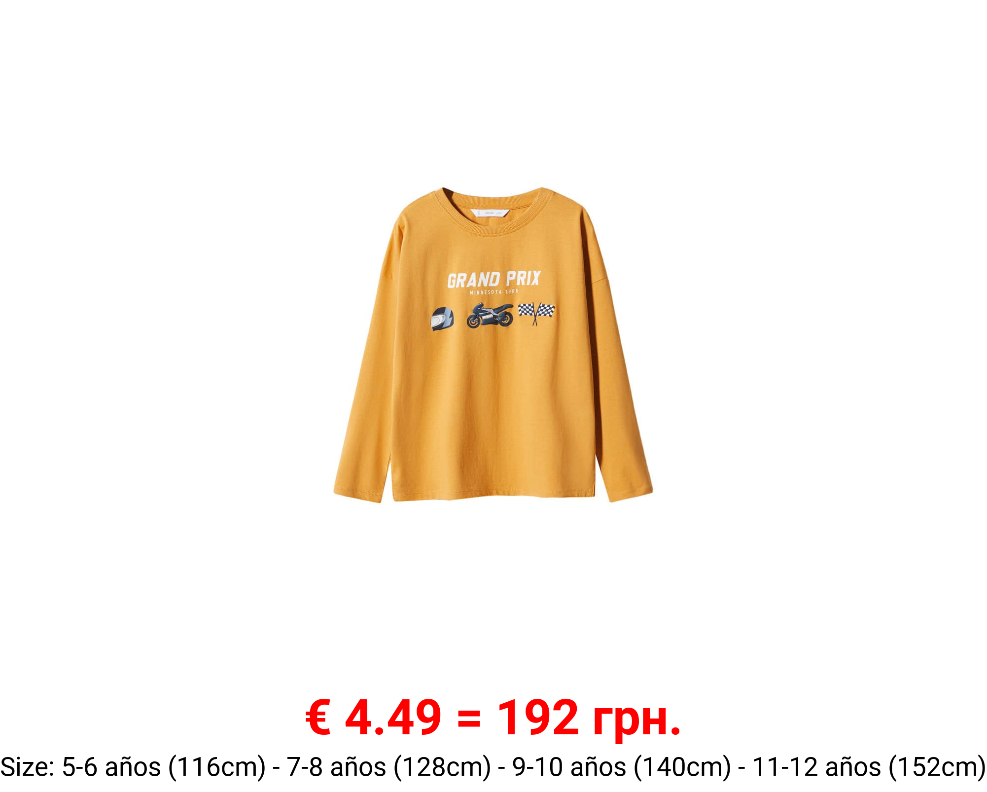 Camiseta algodón manga larga