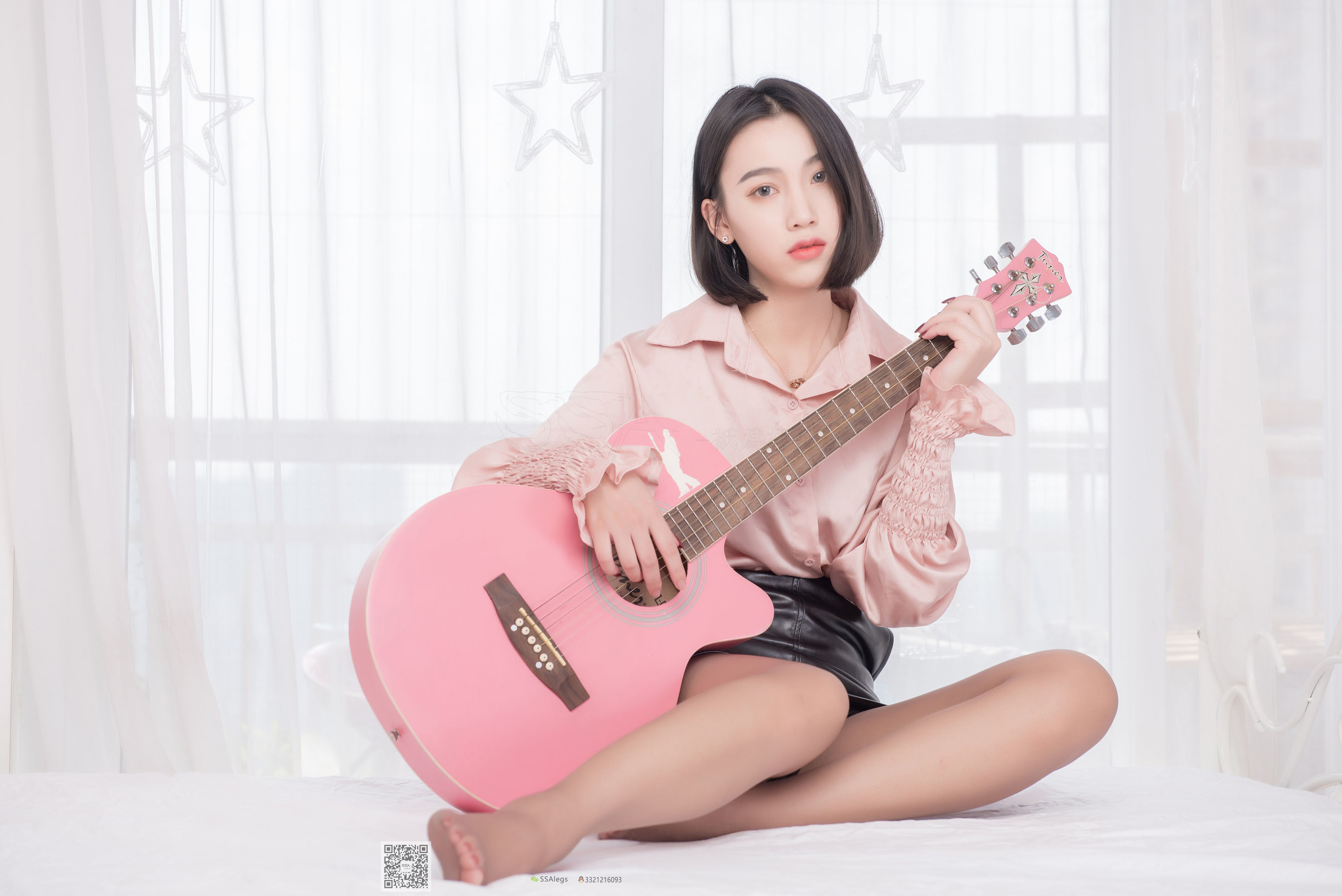 [SSA丝社]超清写真_No.034_大大_咖啡丝完美腿部曲线-写真图集共93P 8