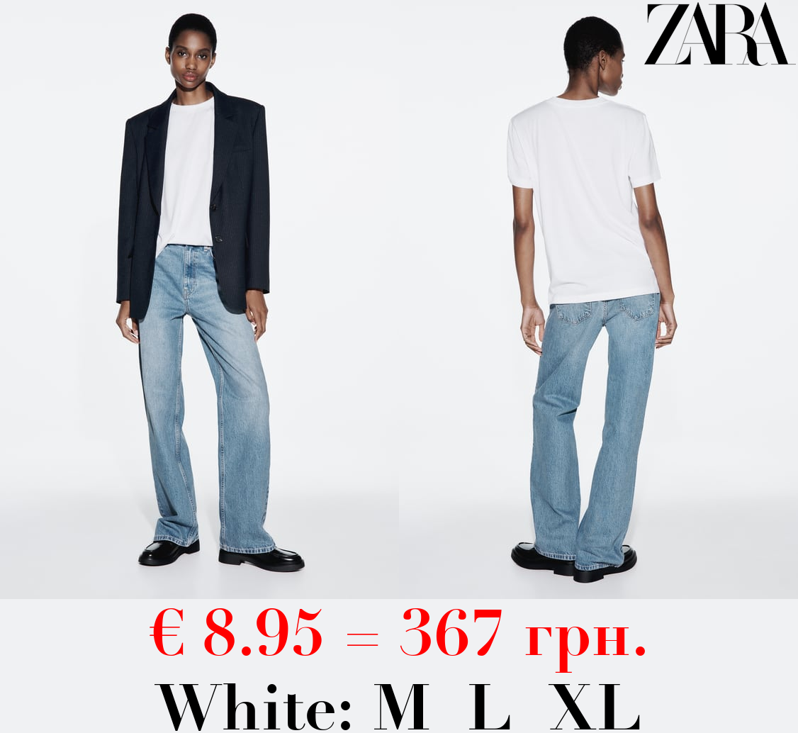 COTTON T-SHIRT WITH ENZYME FINISH