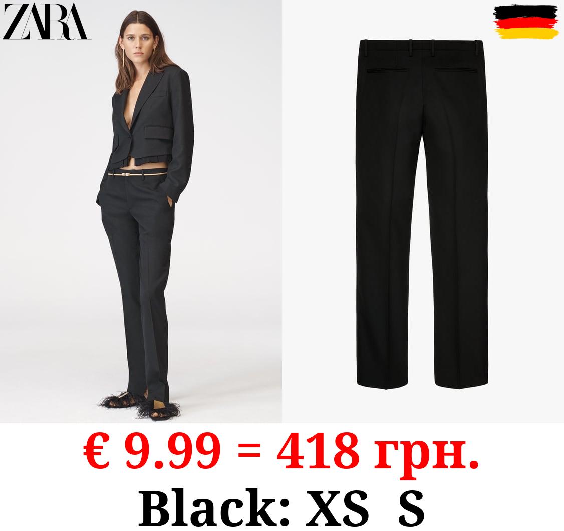 TROUSERS WITH A MASCULINE WAISTBAND - LIMITED EDITION