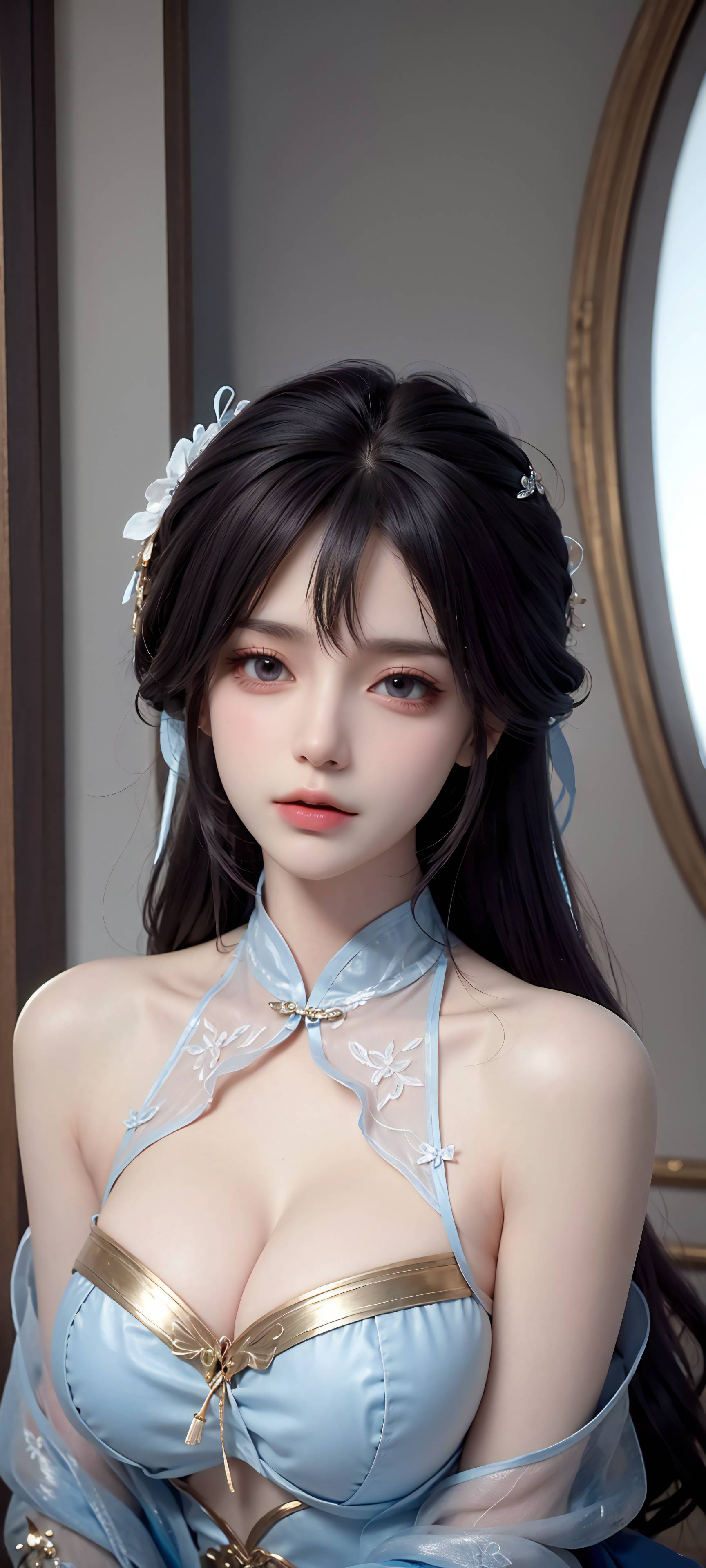 图片[11]-蓝色裙摆0401-六色网