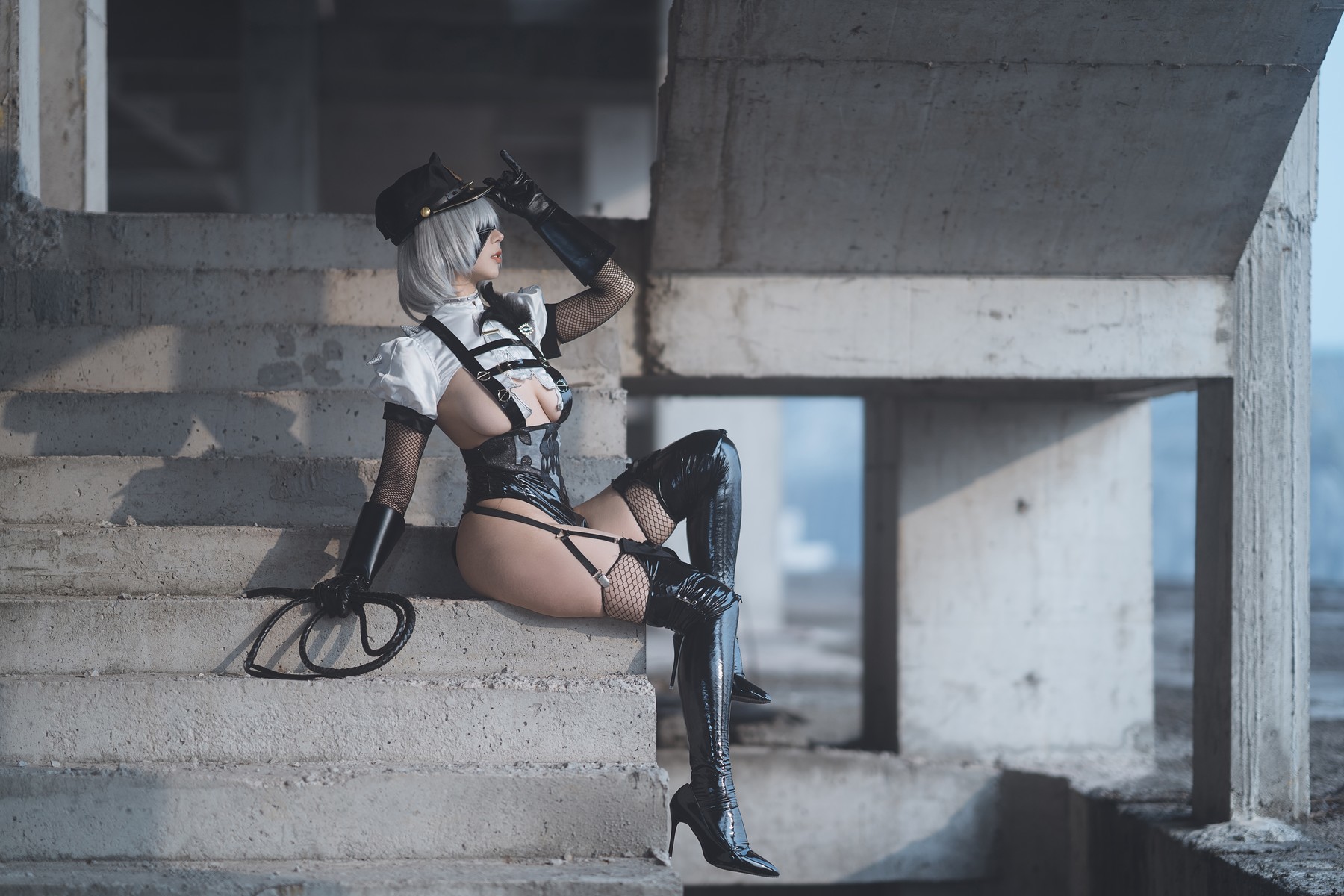 Cosplay 云溪溪 奶桃 2b同人 17