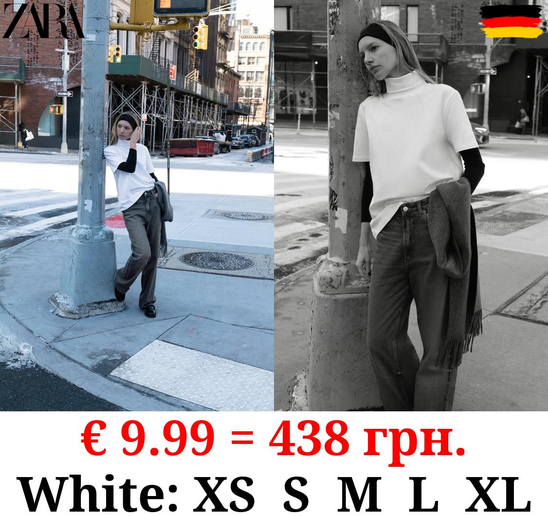 HEAVY COTTON TURTLENECK TOP