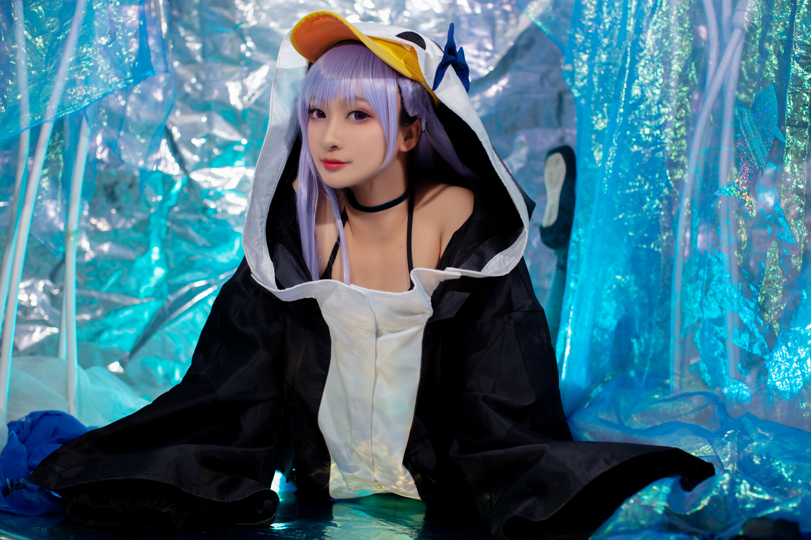 [福利COS]_动漫博主洛璃LoLiSAMA_-_水着莉莉丝-写真图集共32P 6