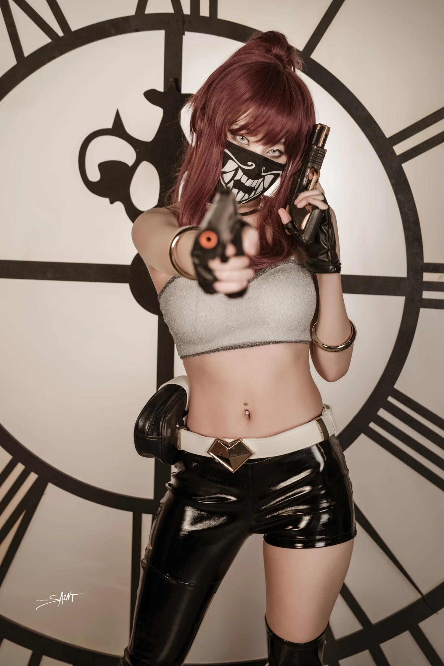 Yuna 유나, [SAINT Photolife] KDA Akali 31