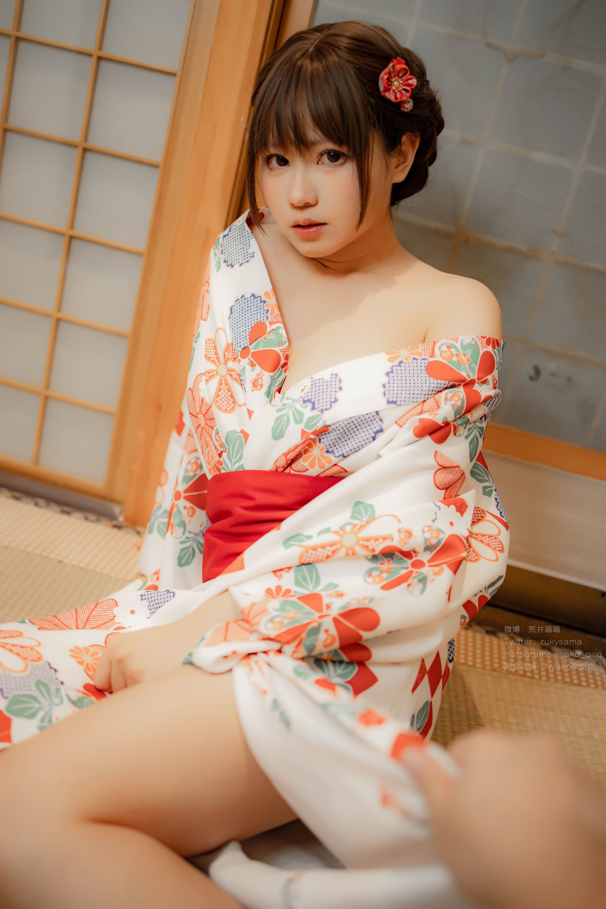 喵子Nyako #Nyako喵子 电子版41 和风烂漫 浴衣 26