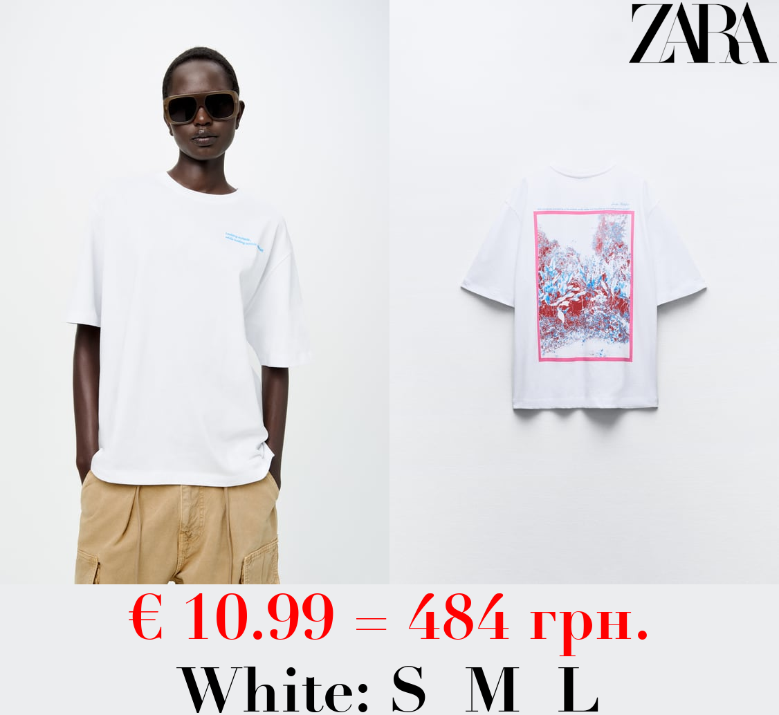 T-SHIRT WITH BACK PRINT