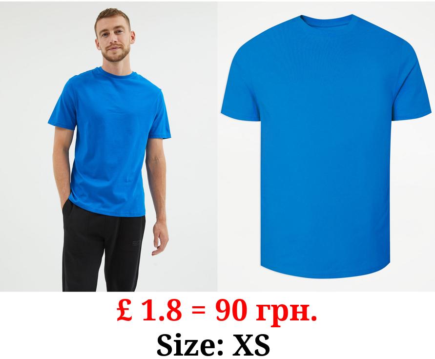 Blue Crew Neck T-Shirt