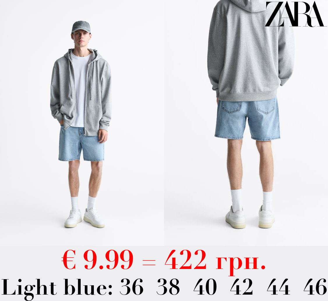 BASIC DENIM BERMUDA SHORTS