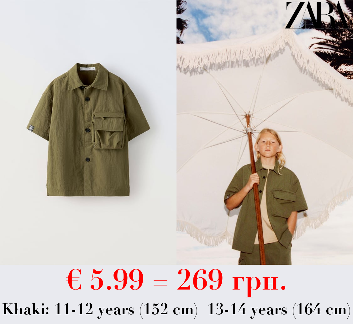 NYLON SHIRT WITH POCKET