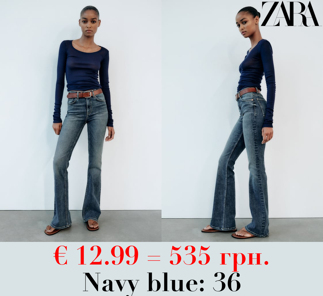 TRF FLARE MID-RISE FULL LENGTH JEANS