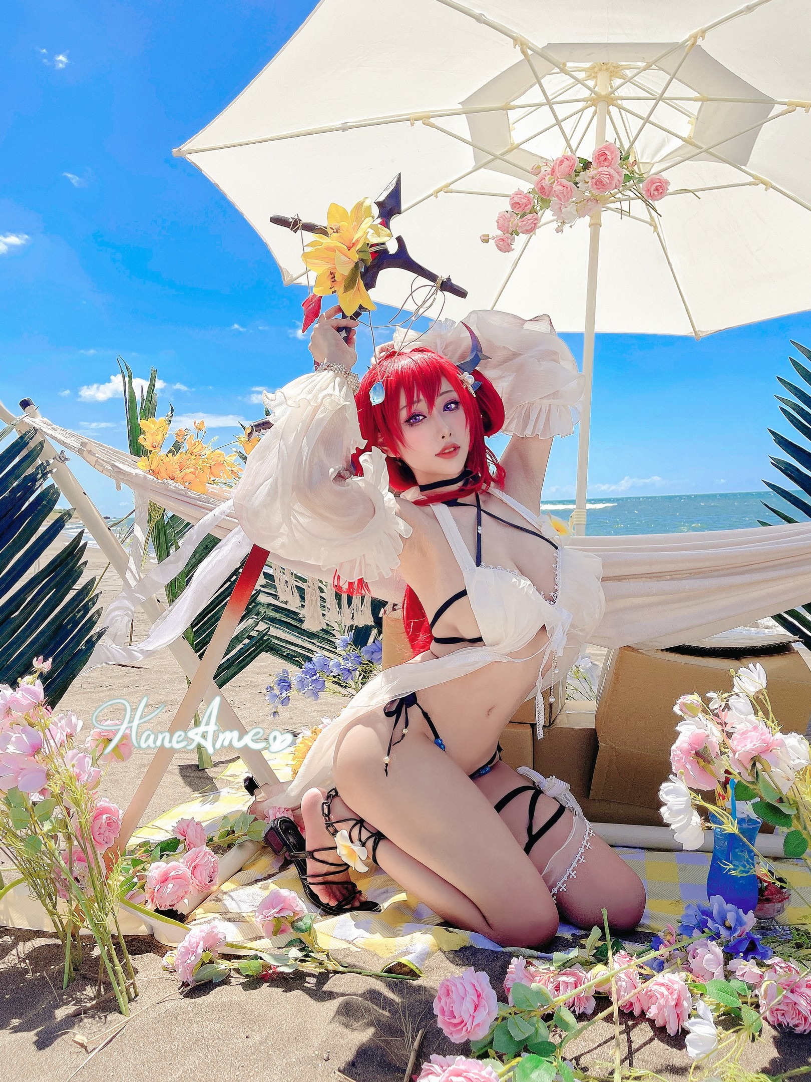 Hane Ame 雨波写真 - Arknights Surtr 泳裝 38