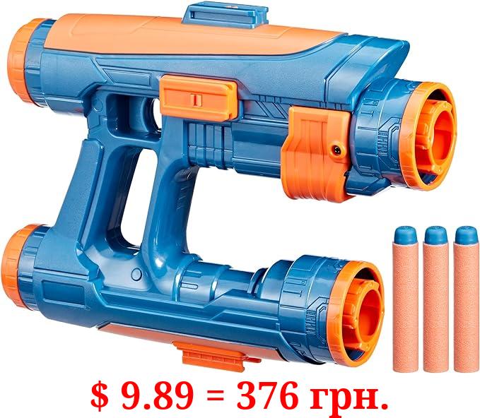 Marvel Studios' Guardians of The Galaxy Vol. 3 Nerf Star-Lord Quad Blaster, 3 Nerf Darts, Role Play Super Hero Toys, 5+